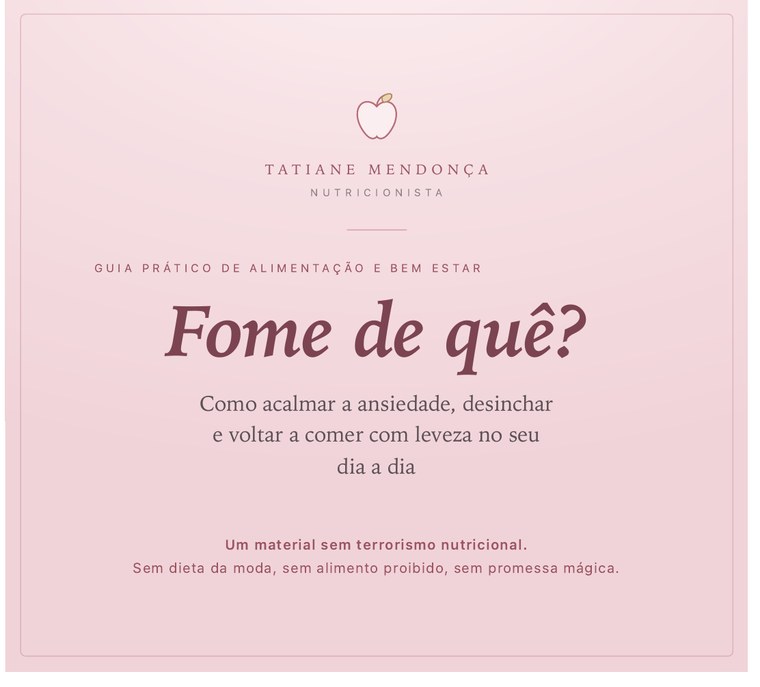 Capa do ebook Fome de Quê?